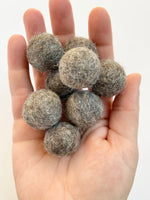 Heather Brown - 2.5 cm Felt Pom Pom Balls