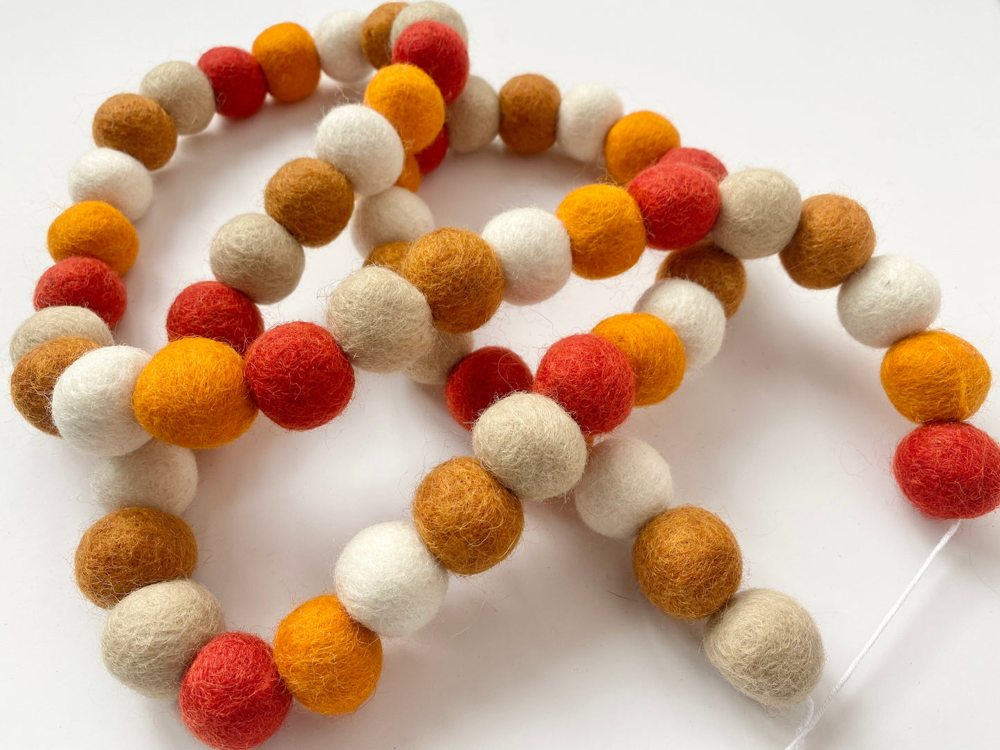 The Best Fall Felt Ball Garland