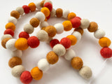 The Best Fall Felt Ball Garland