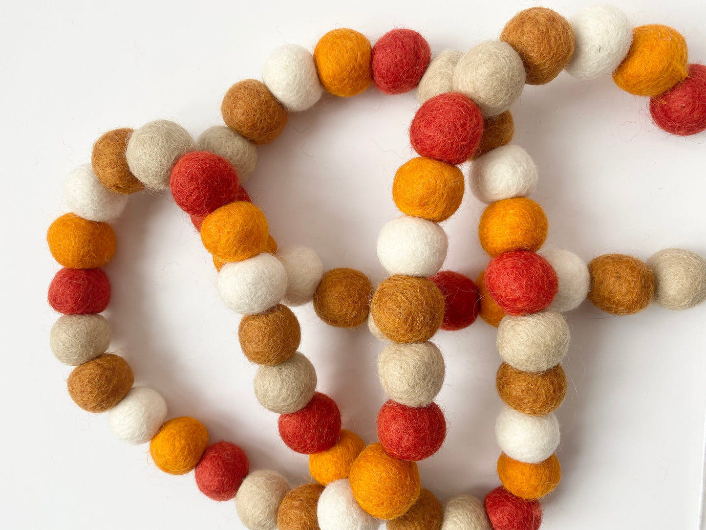 The Best Fall Felt Ball Garland