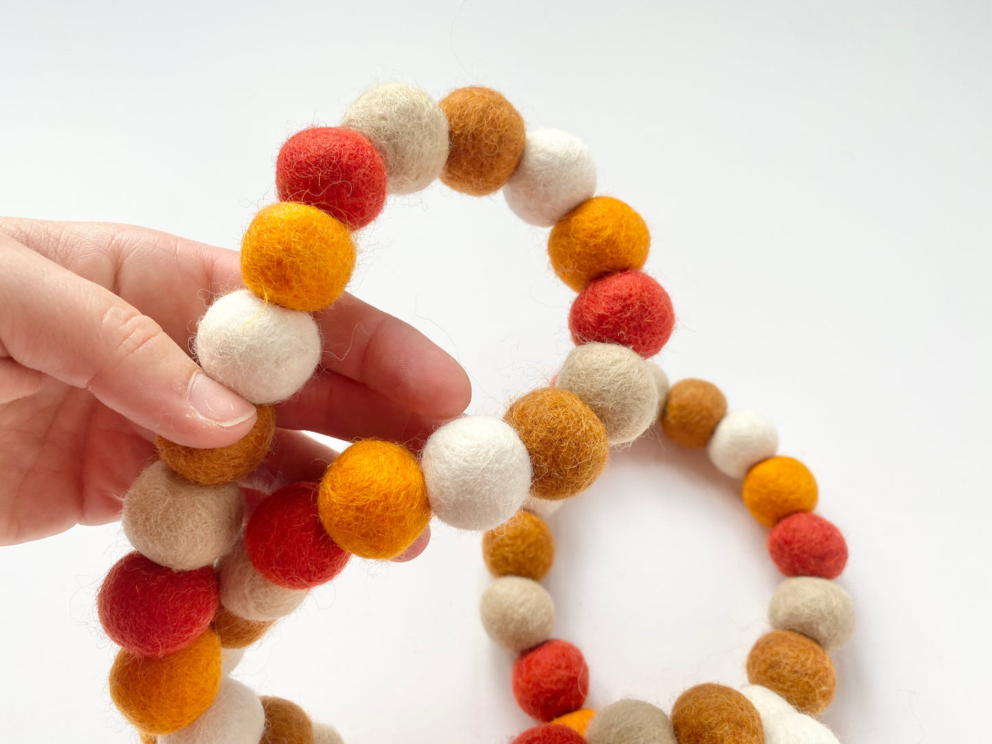 The Best Fall Felt Ball Garland