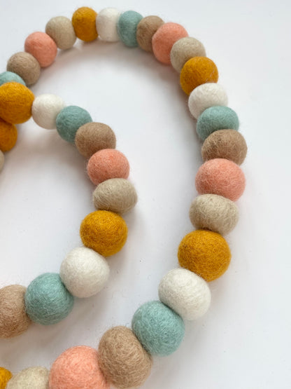 Boy or Girl? Shower Felt Ball Garland