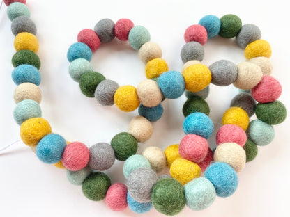 Fun Fun Fun Felt Ball Garland