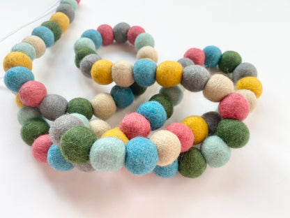 Fun Fun Fun Felt Ball Garland