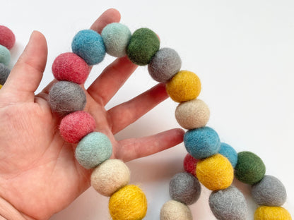 Fun Fun Fun Felt Ball Garland