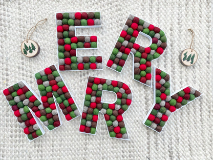 Felt Ball Letter E