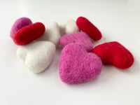 Felted Hearts