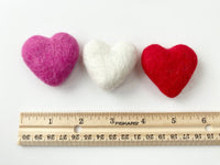 Felted Hearts