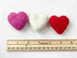 Felted Hearts