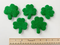 Felted Shamrocks
