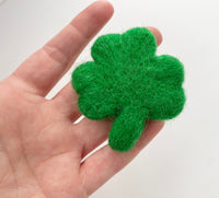 Felted Shamrocks