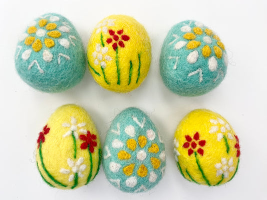 Felted Easter Eggs