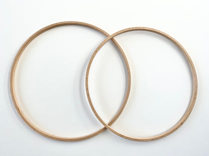 Premium Quality Wooden Hoop - 9 in Diameter