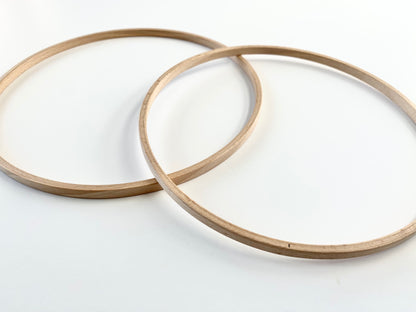 Premium Quality Wooden Hoop - 9 in Diameter