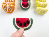 Felt Fruit Slices Toy