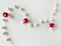 Red & White Mushroom Garland