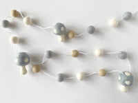 Neutrals Mushroom Garland