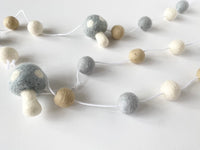 Neutrals Mushroom Garland