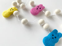Bright White Bunny Garland