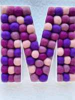 Felt Ball Letter M