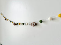 The Green & Gold Football Garland