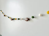 The Green & Gold Football Garland