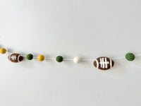 The Green & Gold Football Garland