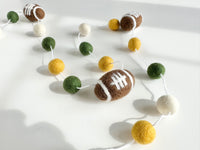The Green & Gold Football Garland