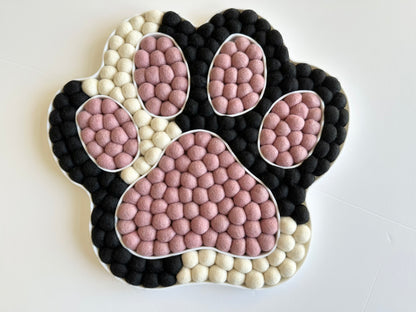 Two Tone Kitty Cat Paw Wall Hanging