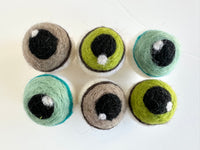 4 cm Wool Felt Eye Ball