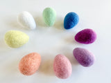 Pastel Rainbow Felt Egg Toy