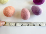 Pastel Rainbow Felt Egg Toy
