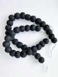Solid Black Curtain Ties - Redheadnblue