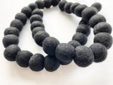 Solid Black Curtain Ties - Redheadnblue