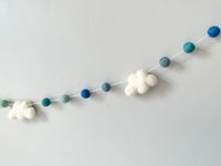 Blue Sky Cloud Garland