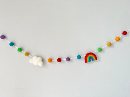 Rainbow & Cloud Garland