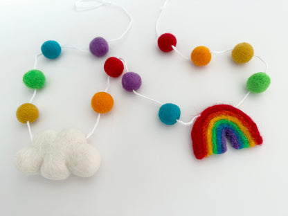 Rainbow & Cloud Garland