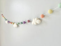 Pastel Rainbow Cloud Garland
