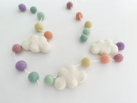 Pastel Rainbow Cloud Garland
