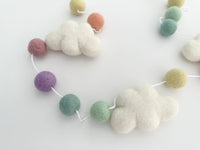 Pastel Rainbow Cloud Garland