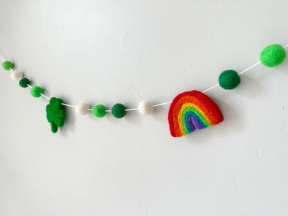 Rainbow & Shamrock Garland