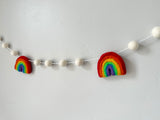 Rainbows w/ White Garland