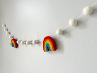 Rainbows w/ White Garland