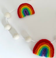 Rainbows w/ White Garland