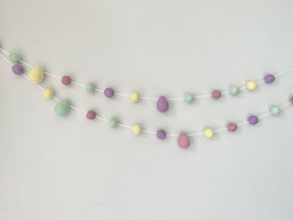 Pastels Easter Egg Garland