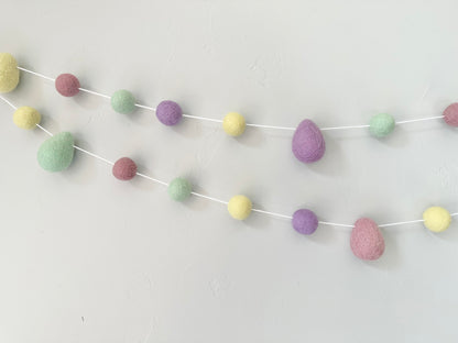 Pastels Easter Egg Garland