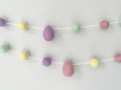 Pastels Easter Egg Garland