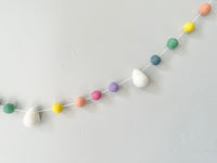 Rainbow Easter Egg Garland