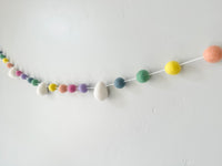 Rainbow Easter Egg Garland