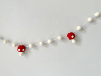 Red & White Mushroom Garland